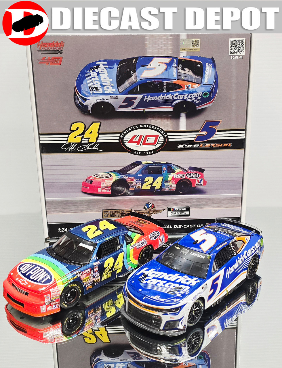 KYLE LARSON & JEFF GORDON HENDRICK MOTORSPORTS 30 YEAR