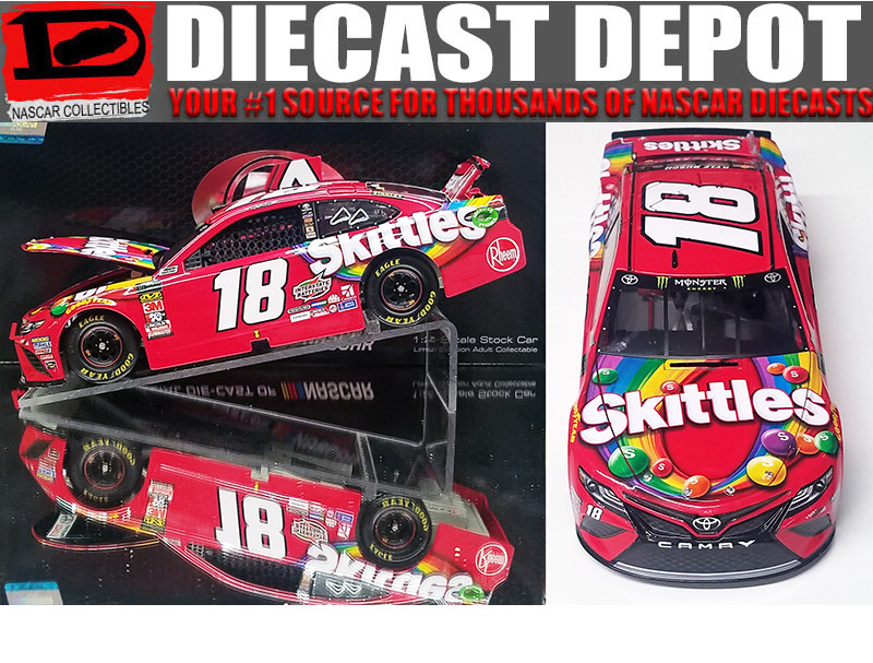 Kyle Busch #18 2014 スキトル 1/24 Kyle Busch Skittles No 18 NASCAR Action Platinum Series