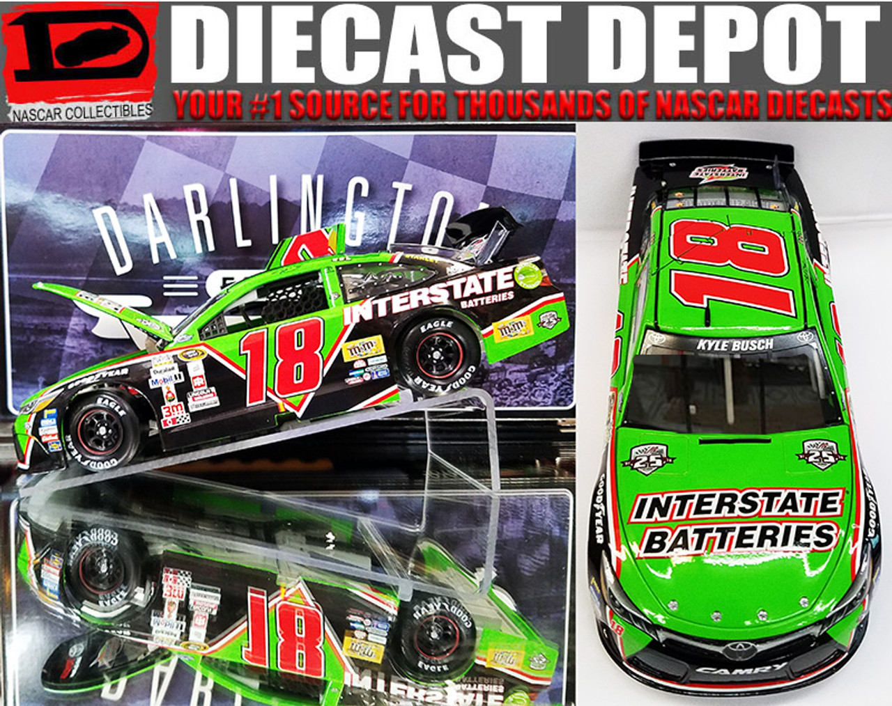ナスカー 1/24 カイル ブッシュ インターステート バッテリーズ 2009 KYLE BUSCH 2009 INTERSTATE BATTERIES 1/24 ACTION