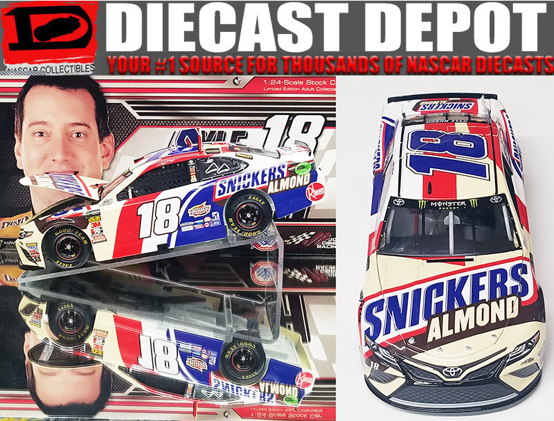 KYLE BUSCH 2018 SNICKERS ALMOND 1/24 ACTION COLLECTOR SERIES
