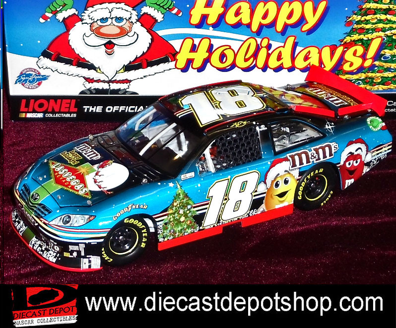 KYLE BUSCH 2011 SAM BASS CHRISTMAS CAR 1/24 ACTION