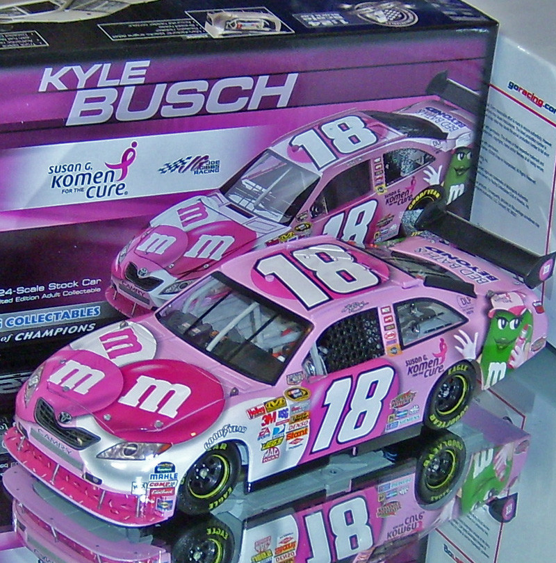 KYLE BUSCH 2008 SUSAN G KOMEN PINK M&M'S 1/24 ACTION