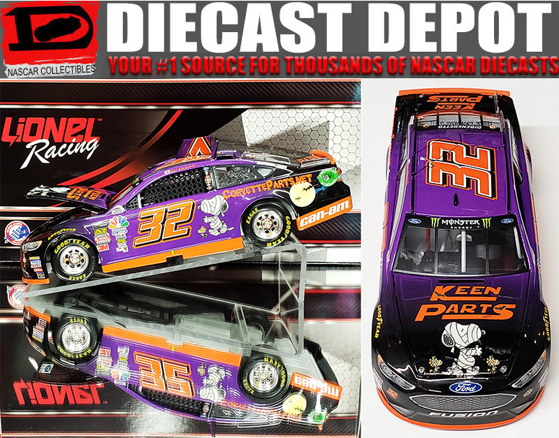MATT DIBENEDETTO 2018 PEANUTS CORVETTEPARTS.COM 1/24 ACTION