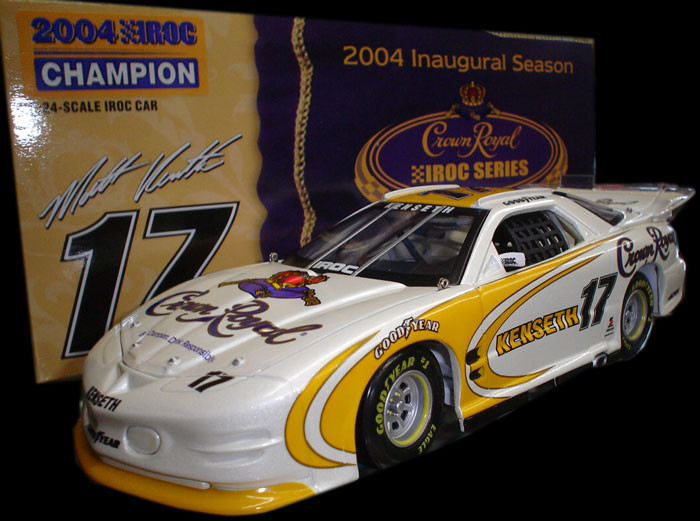 MATT KENSETH 2004 IROC CHAMPIONSHIP PEARL FINISH CROWN ROYAL 1/24