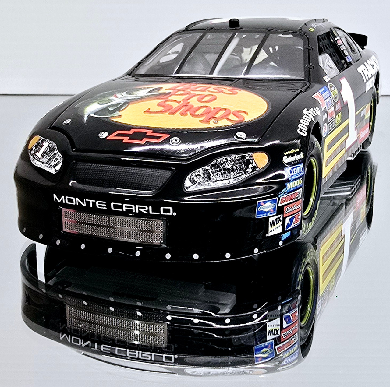 MARTIN TRUEX JR 2005 BASS PRO SHOPS BLACK CUP CAR 1/24 ACTION