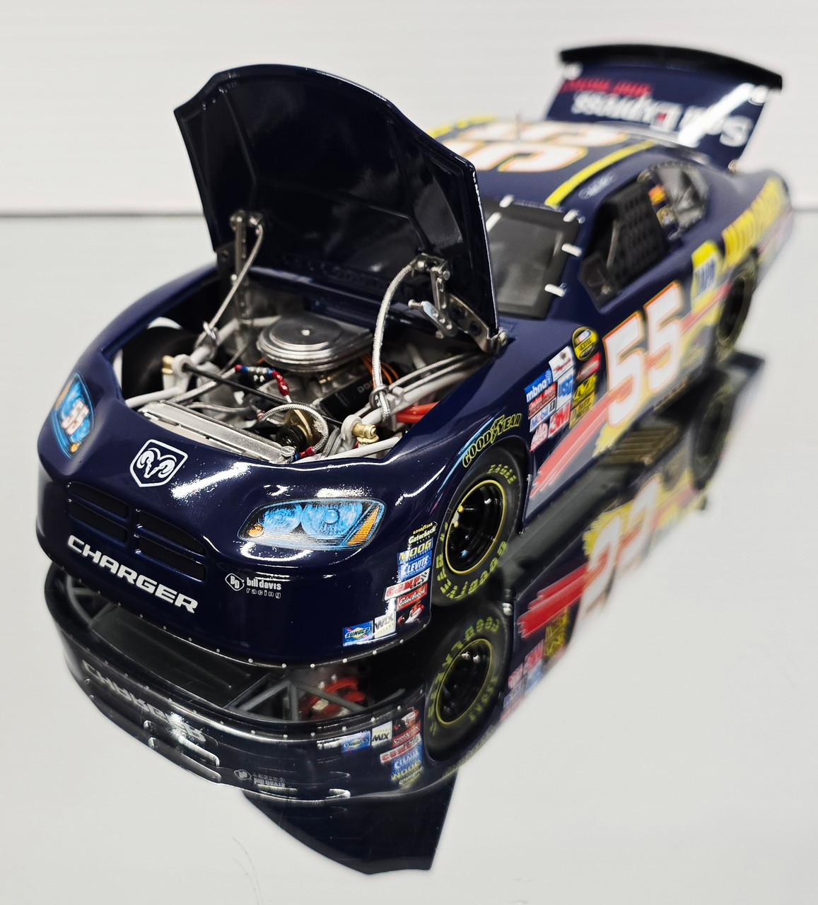NASCAR ナスカー ポップアップ用モック車体ディスプレイ（Miller仕様） MICHAEL WALTRIP 2006 NAPA 1/24 TEAM CALIBER OWNER'S SERIES DIECAST