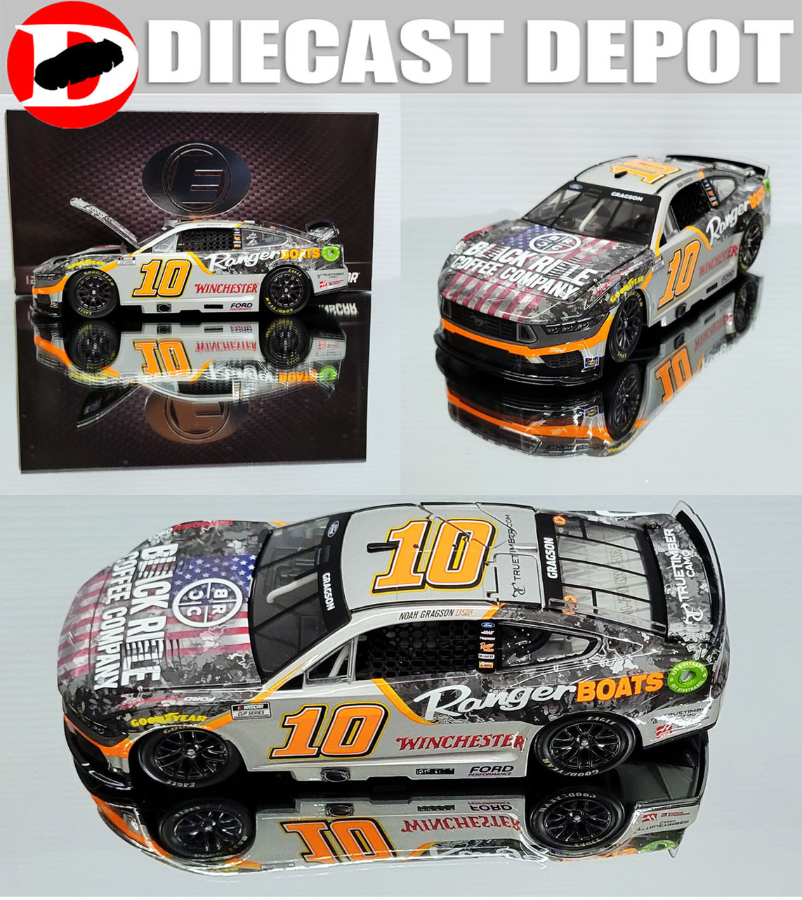 NOAH GRAGSON 2024 BLACK RIFLE COFFEE/ RANGER BOATS 1/24 ELITE DIECAST