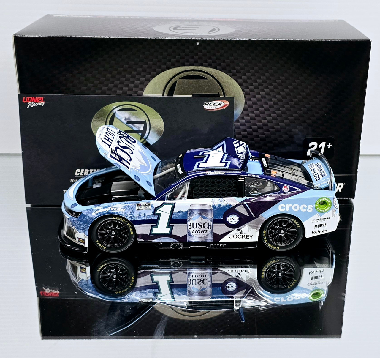 ROSS CHASTAIN 2024 BUSCH LIGHT CROCS 1/24 ELITE DIECAST