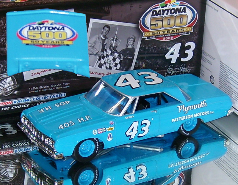 ナスカー リチャードペティ プリムス ベルベディア デイトナ500 1/25 サルビノスJRモデルズ プラモデル 1/25 クライスラー プリムス