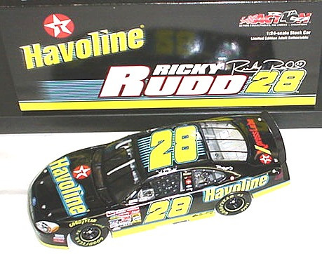 RICKY RUDD 1/24 SCALE NASCAR DIECAST 2002 ACTION HAVOLINE..