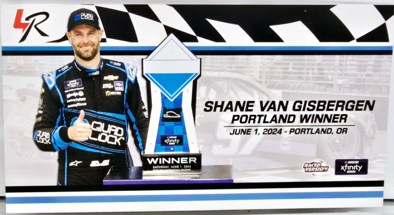 SHANE VAN GISBERGEN 2024 PORTLAND WIN QUAD LOCK RACED VERSION