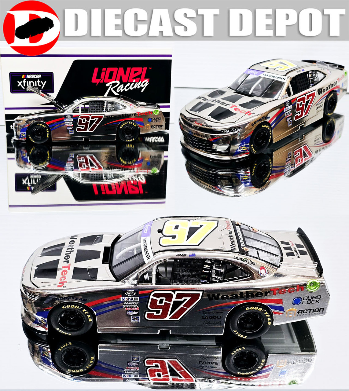 SHANE VAN GISBERGEN 2024 WEATHERTECH XFINITY SERIES COLOR CHROME 1