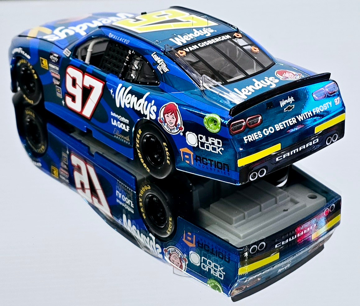 SHANE VAN GISBERGEN 2024 WENDY'S #97 XFINITY SERIES COLOR CHROME 1