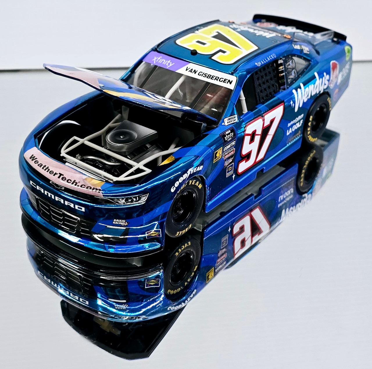 SHANE VAN GISBERGEN 2024 WENDY'S #97 XFINITY SERIES COLOR CHROME 1