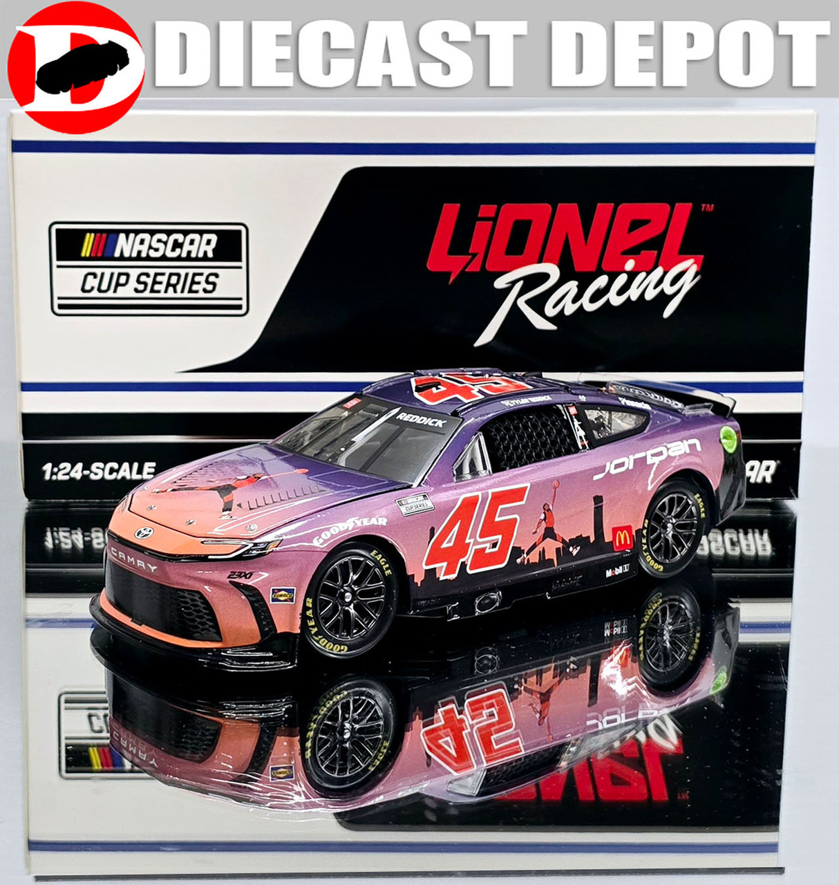 ミニカー NASCAR 1/24 #29 Brushed l 1:24 JUSTICE LEAGUE VILLAINS CAR 04 The Joker Lex Luther