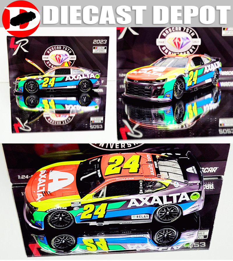WILLIAM BYRON 2023 AXALTA #24 COLOR CHROME 1/24 ACTION COLLECTOR