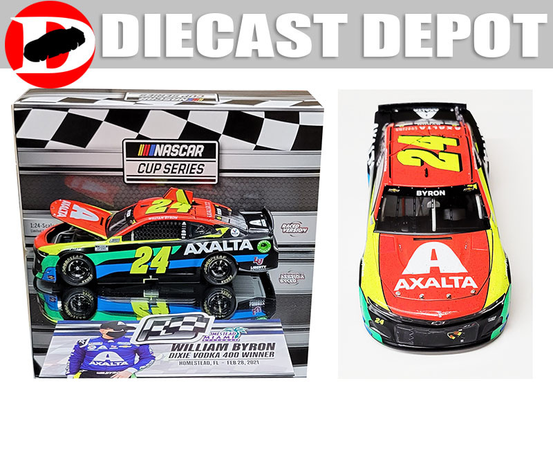 WILLIAM BYRON 2021 HOMESTEAD WIN AXALTA #24 CAMARO 1/24 ACTION