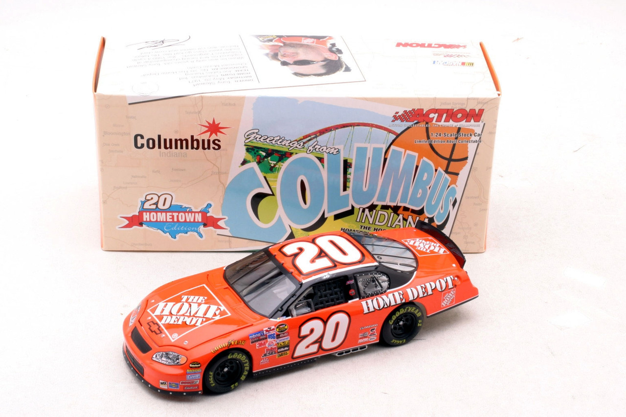 TONY STEWART 2005 HOME DEPOT HOMETOWN EDITION SPECIAL AP + 1/24 ACTION