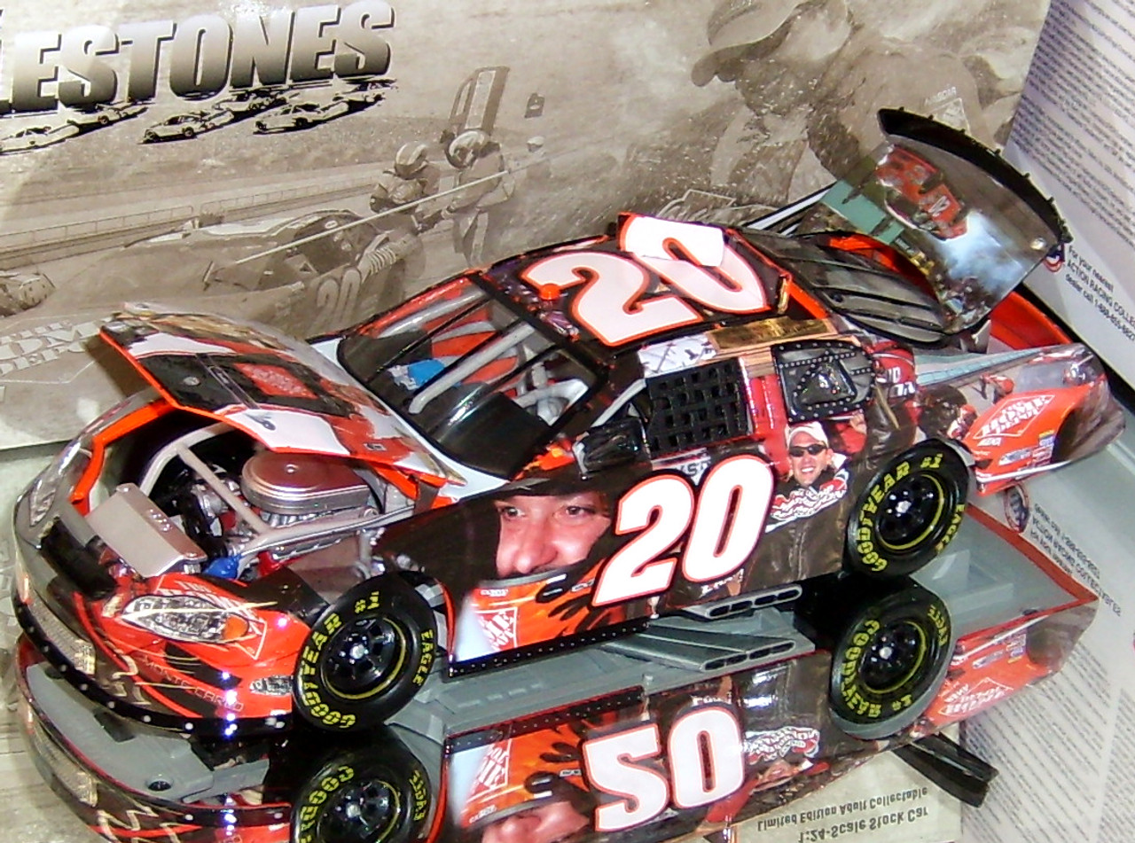 TONY STEWART 2X CHAMPION MILESTONES CAR (HOOD AND TRUNK OPEN