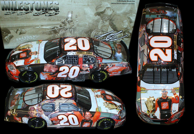 TONY STEWART MILESTONES - 2X CUP CHAMPION 1/24 ACTION AP+