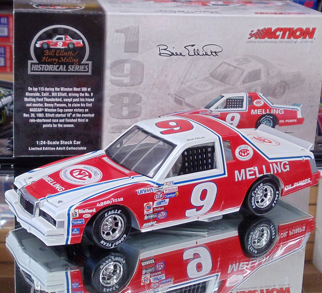BILL ELLIOTT 1983 THUNDERBIRD MELLING 1/24 ACTION