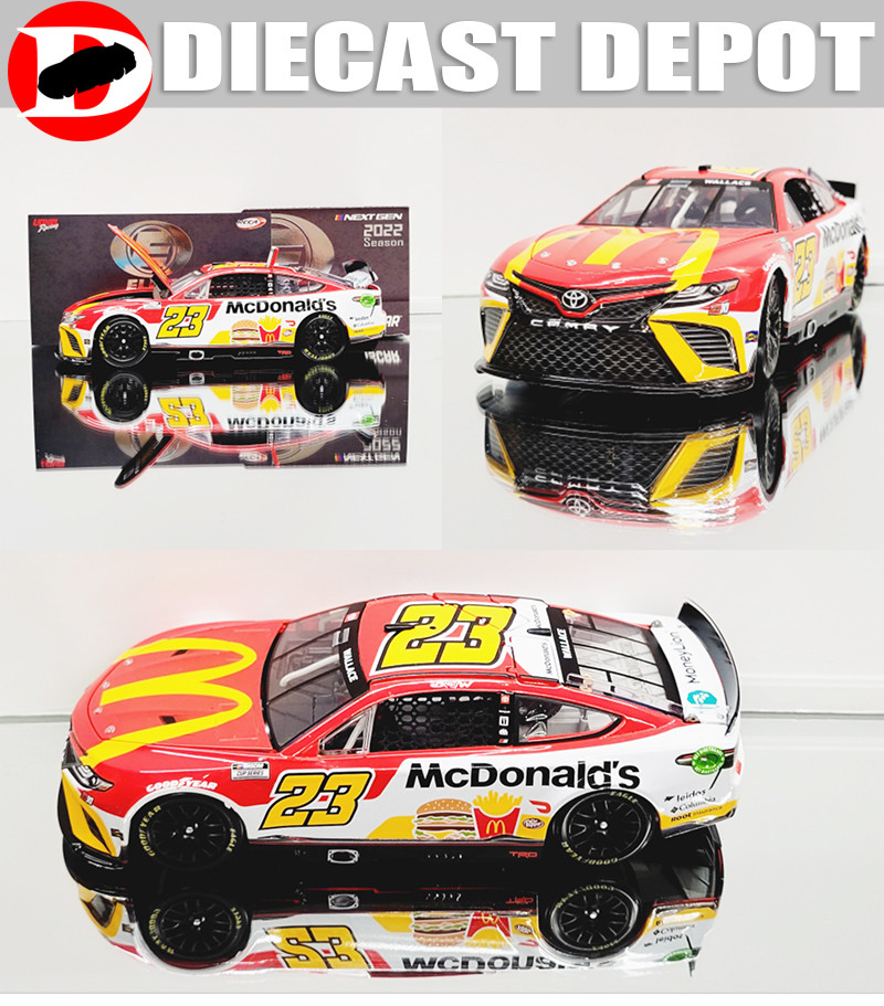 BUBBA WALLACE 2022 MCDONALDS #23 NEXT GEN TOYOTA 1/24 ELITE SERIES