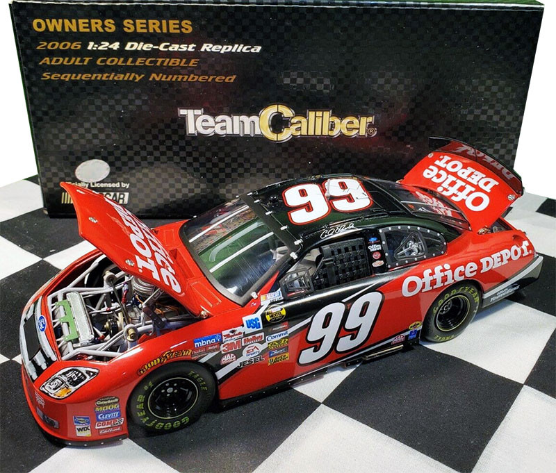 CARL EDWARDS 2006 OFFICE DEPOT #99 FORD FUSION 1/24 TEAM CALIBER