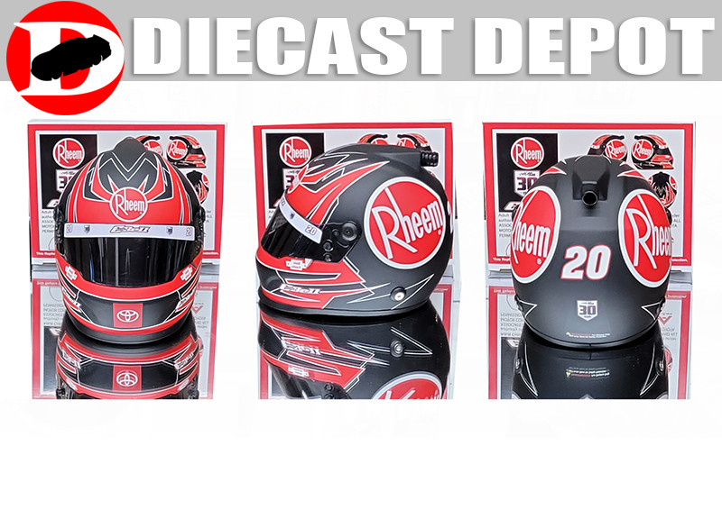 CHRISTOPHER BELL 2021 RHEEM 1/2 SCALE MINI REPLICA HELMET