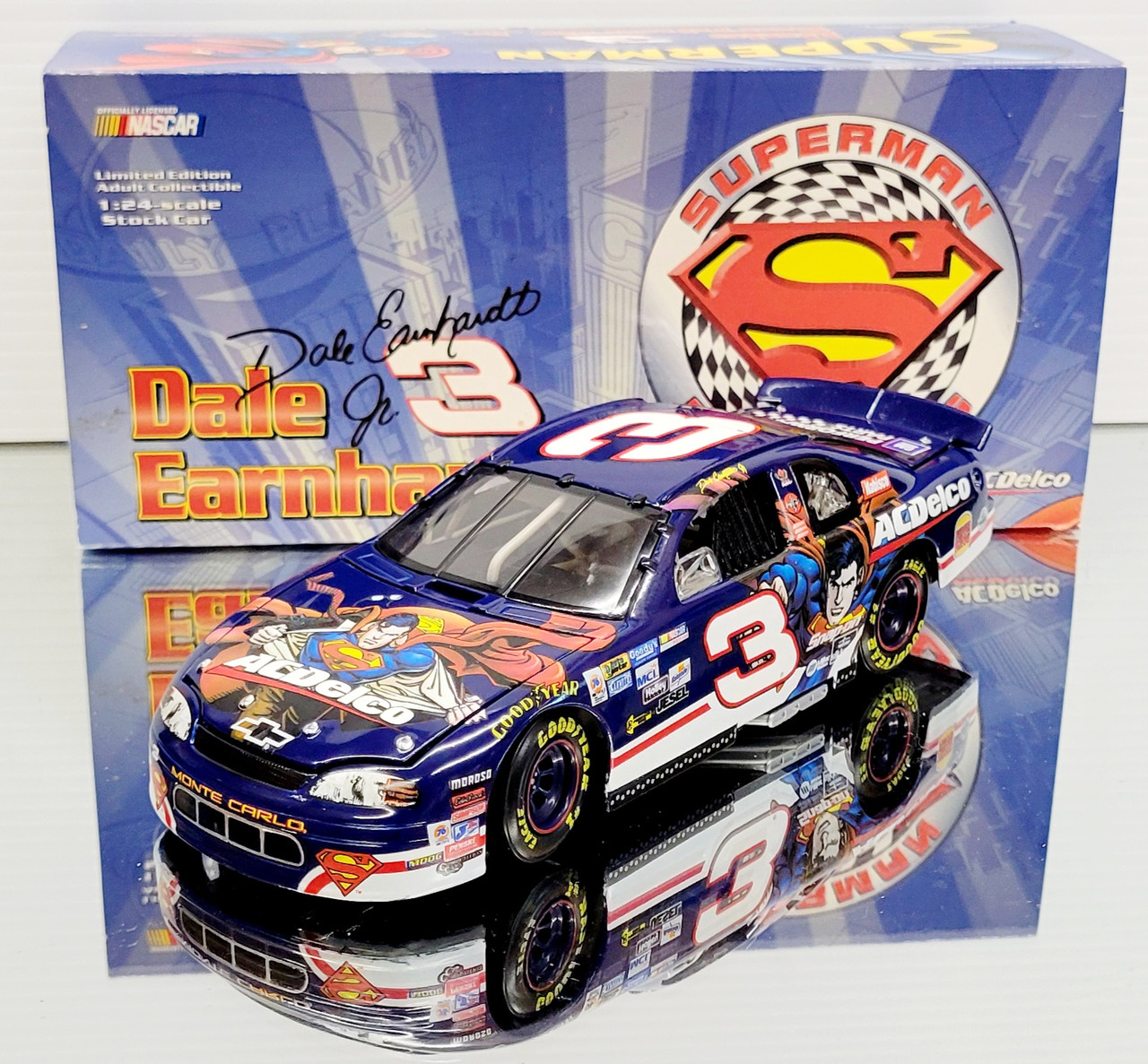 DALE EARNHARDT JR 1999 SUPERMAN 1/24 ACTION