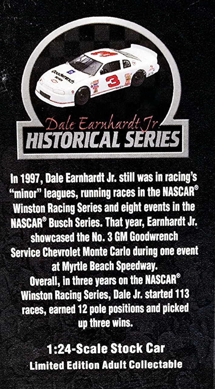 DALE EARNHARDT JR 1997 #3 WHITE GOODWRENCH 1/24 ACTION