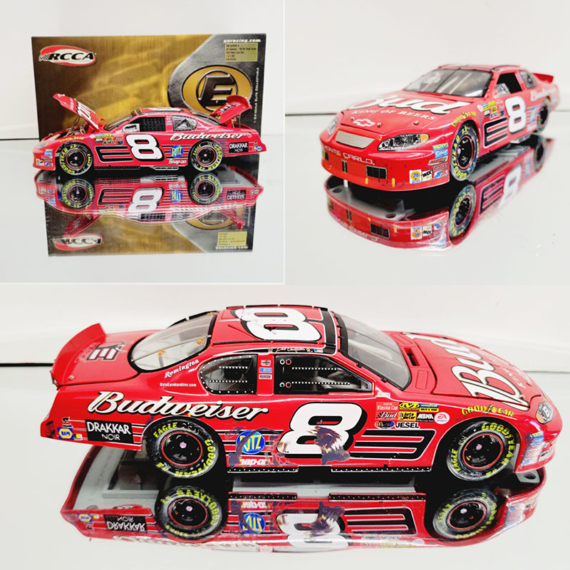 DALE EARNHARDT JR 2003 PHOENIX WIN RACED VERSION BUDWEISER 1/24