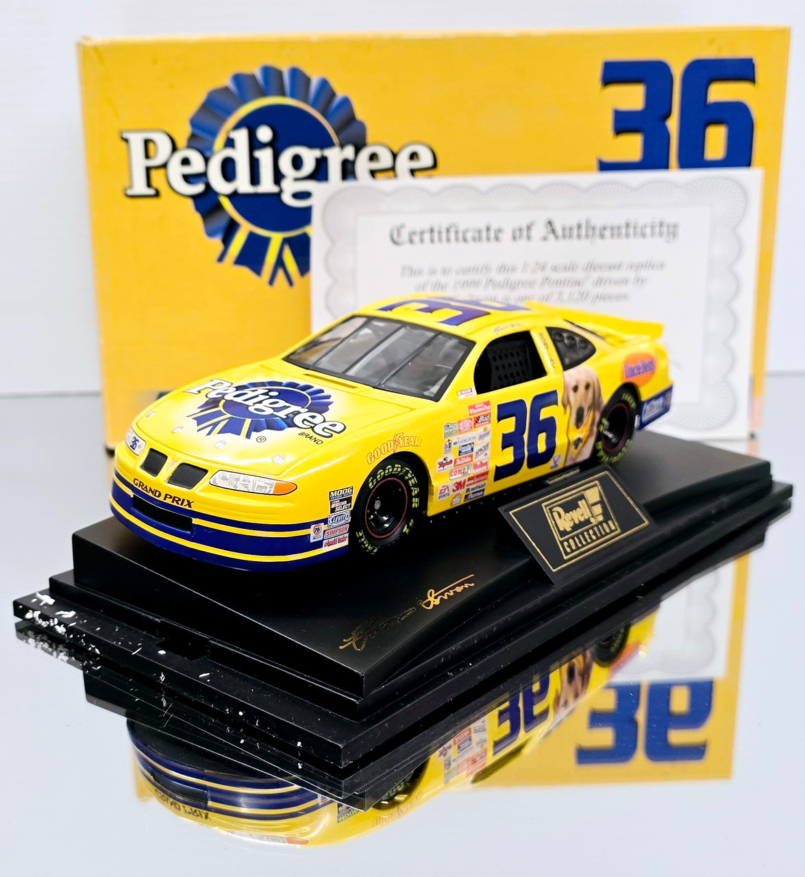 ERNIE IRVIN 1999 PEDIGREE 1/24 REVELL DIECAST (WORN CASE)