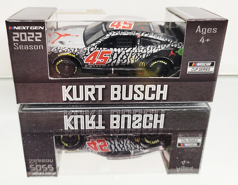 KURT BUSCH 2022 KANSAS WIN RACED VERSION JORDAN BRAND #45 NEXT GEN