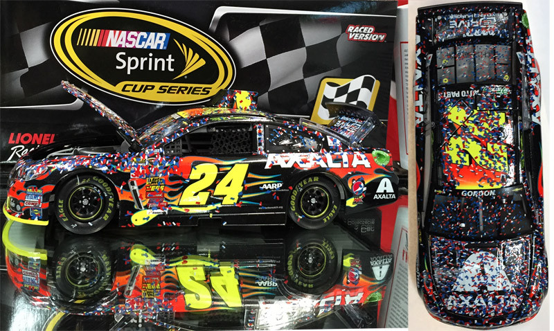 JEFF GORDON 2014 KANSAS WIN RACED VERSION AXALTA 1/24 ACTION