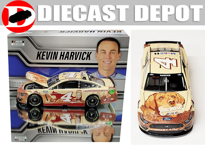 KEVIN HARVICK 2021 BUSCH DOG BREW #4 MUSTANG 1/24 ACTION COLLECTOR