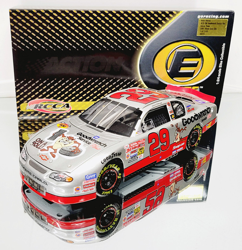 KEVIN HARVICK 2001 LOONEY TUNES / TASMANIAN DEVIL 1/24 RCCA ELITE