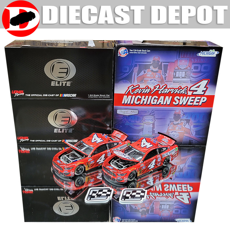 KEVIN HARVICK 2020 MICHIGAN WIN SWEEP SET SATURDAY & SUNDAY 2-CAR