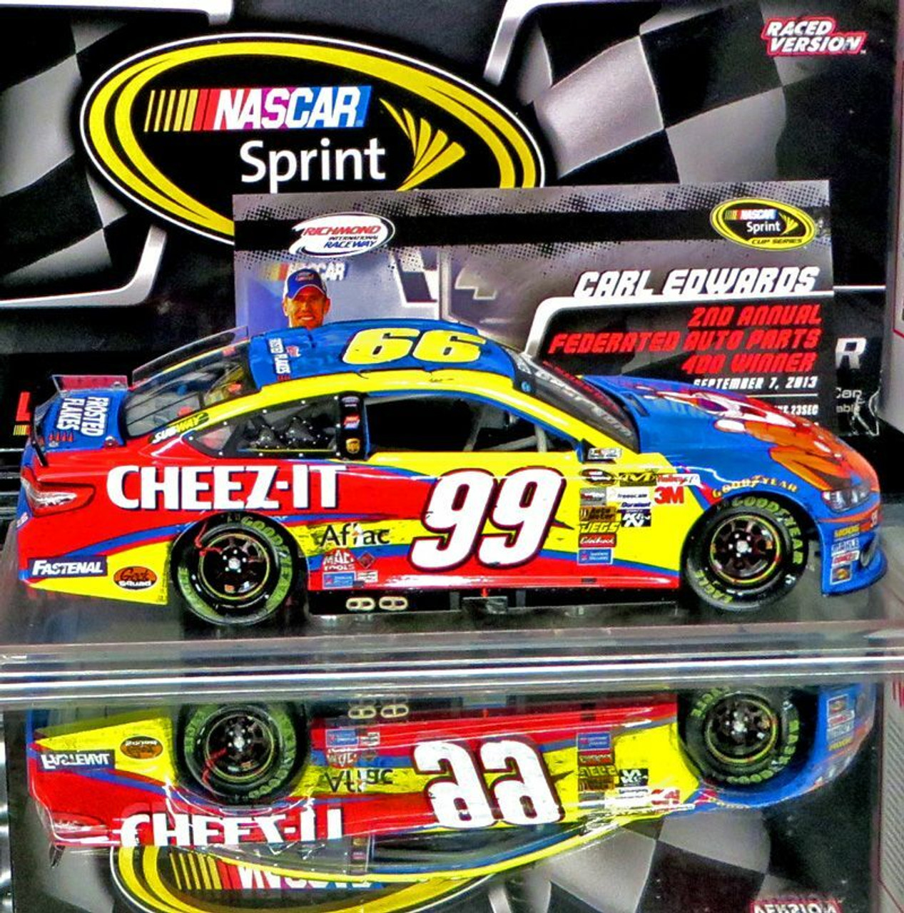 CARL EDWARDS 2013 RICHMOND WIN KELLOGG'S RACED VERSION 1/24