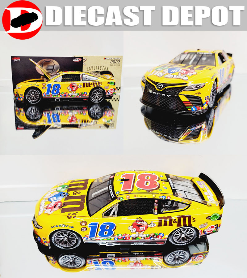 キャスタウェイ レンジャー　m&m s KYLE BUSCH 2022 DARLINGTON RETRO M&M'S (ERNIE IRVIN THROWBACK) 1