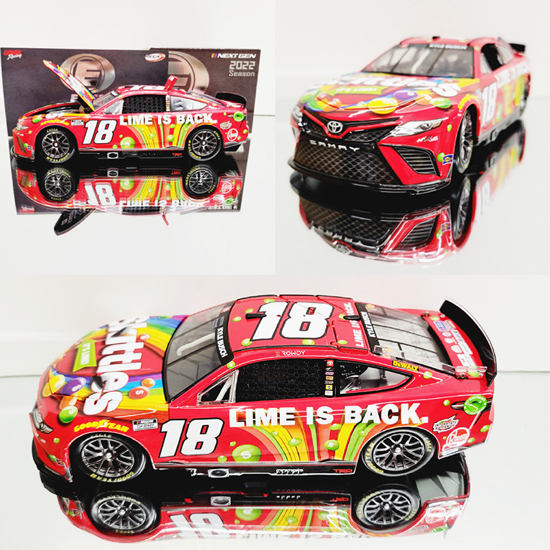 KYLE BUSCH 2022 SKITTLES LIME #18 NEXT GEN CAMARO 1/24 ELITE SERIES