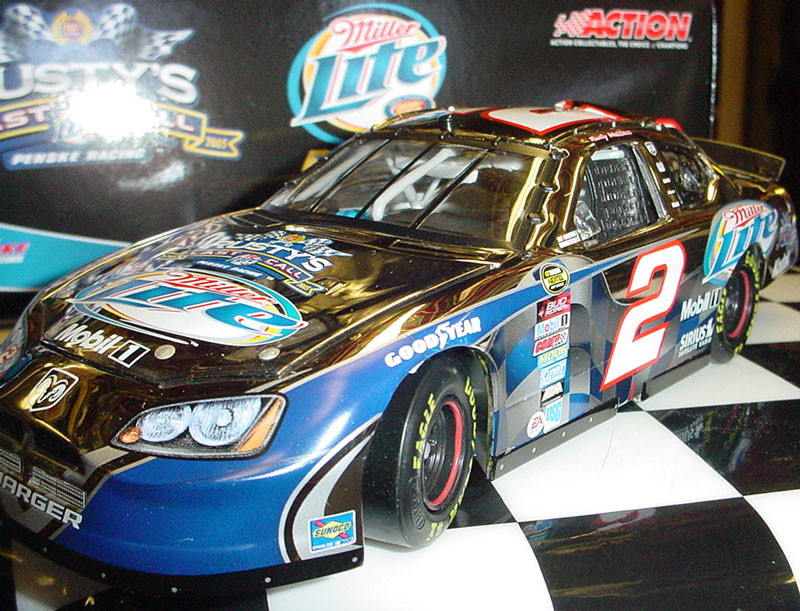 RUSTY WALLACE 2005 BUD SHOOTOUT (COLOR CHROME) 1/24 ACTION
