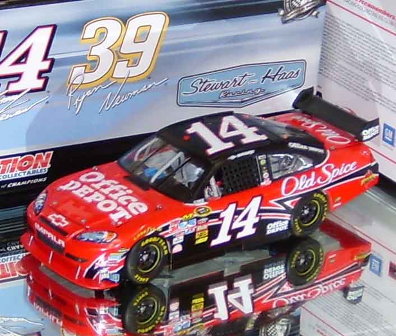 ミニカー NASCAR 1/24 #14 Office depot Nascar Bashers Tony Stewart #14 Office Depot Spin Master New