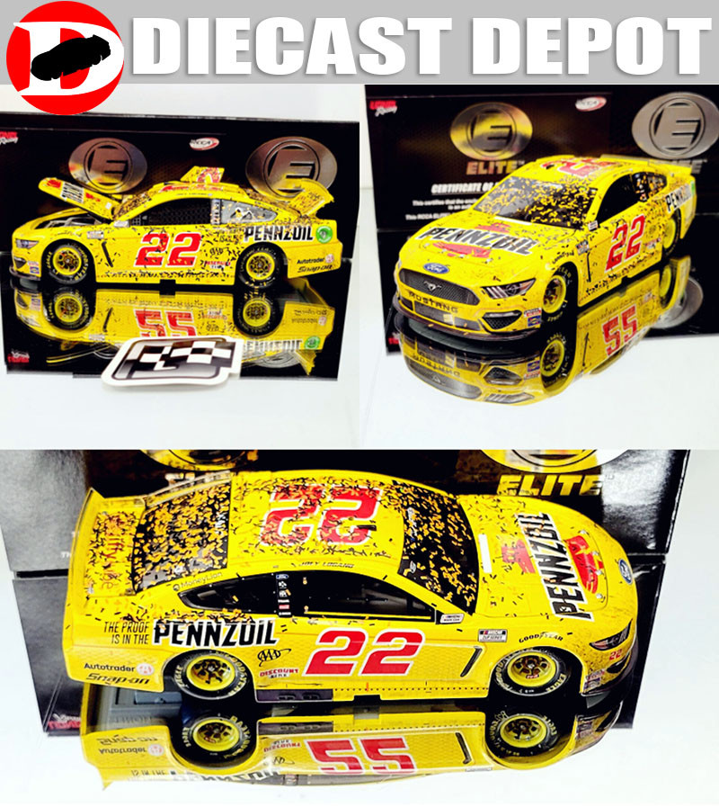JOEY LOGANO 2020 LAS VEGAS WIN PENNZOIL RACED VERSION #22 MUSTANG