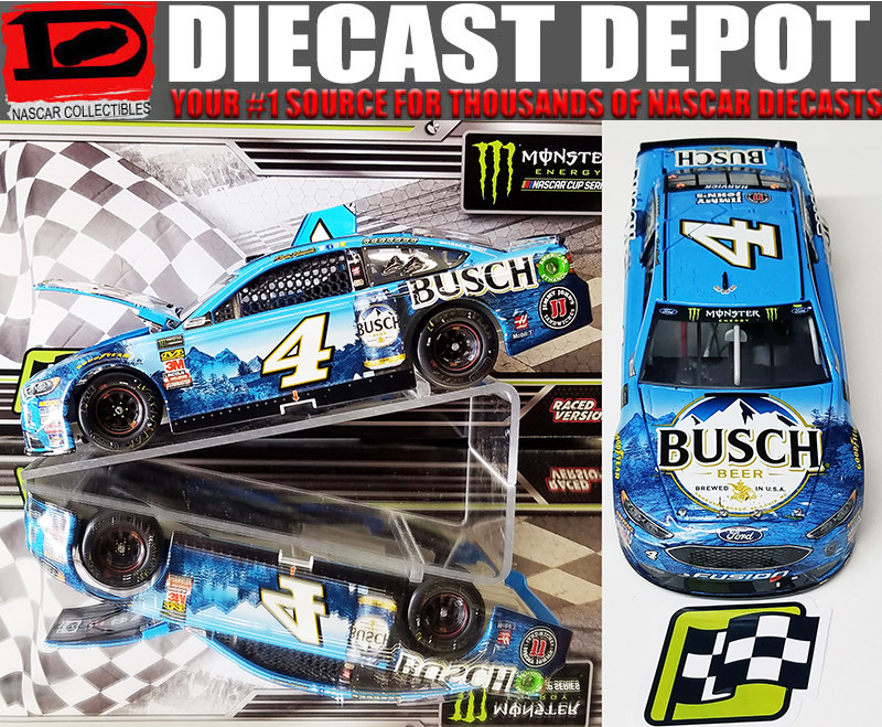 KEVIN HARVICK 2018 NEW HAMPSHIRE WIN RACED VERSION BUSCH BEER 1/24