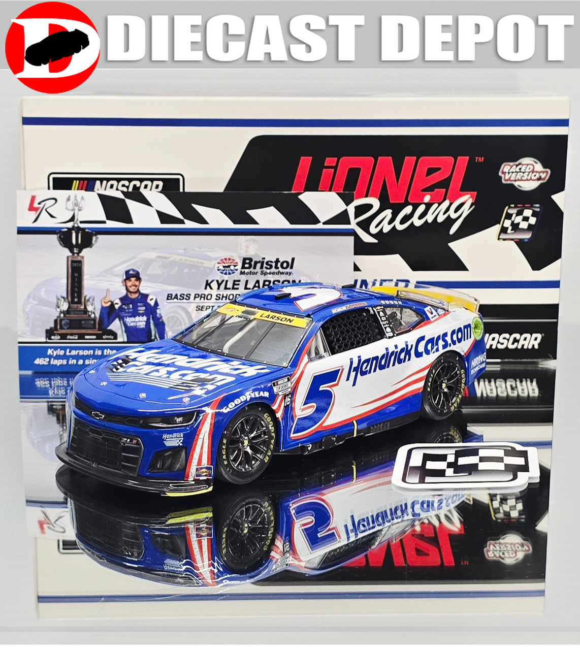 KYLE LARSON 2024 BRISTOL WIN RACED VERSION 1/24 ARC DIECAST