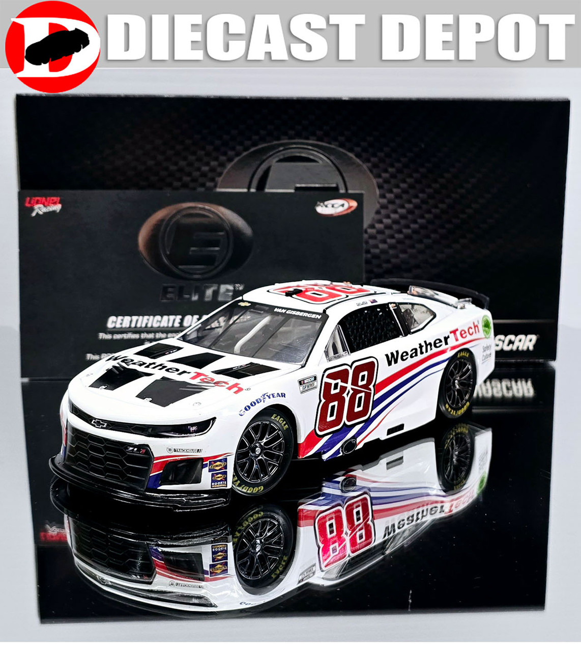 SHANE VAN GISBERGEN 2025 WEATHERTECH CUP SERIES 1/24 ELITE DIECAST