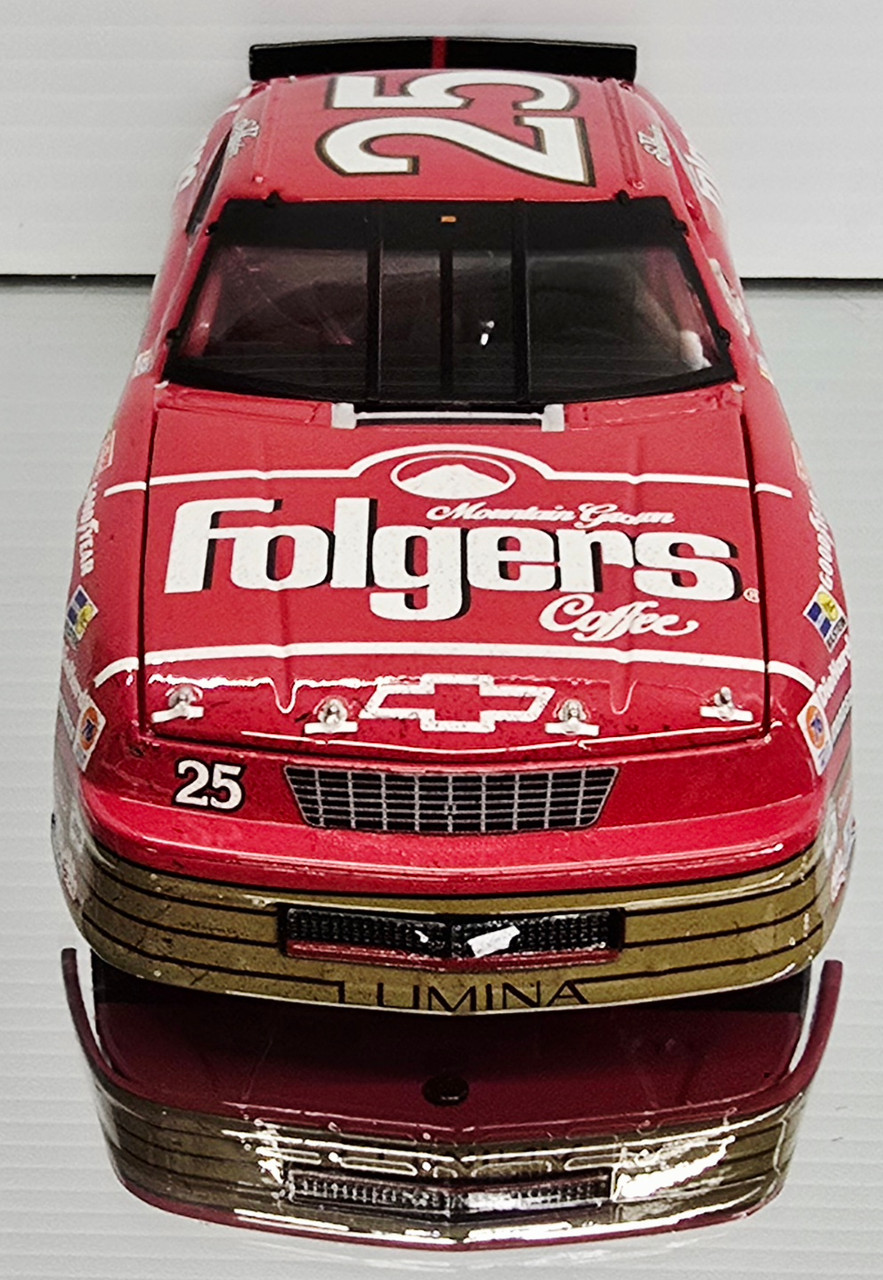 KEN SCHRADER 1989 CHARLOTTE WIN FOLGERS 1/24 ARC DIECAST