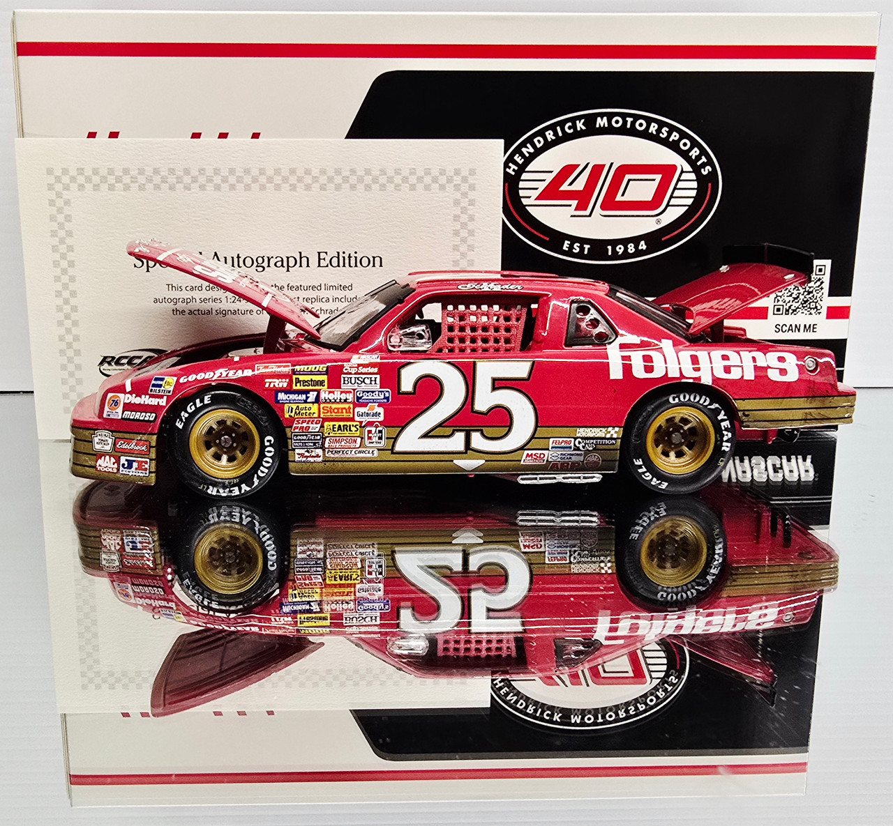 DAYS・GONE ミニカーPROMOTORS SIGNATURE SERIES KEN SCHRADER 1989 CHARLOTTE WIN FOLGERS 1/24 ARC DIECAST