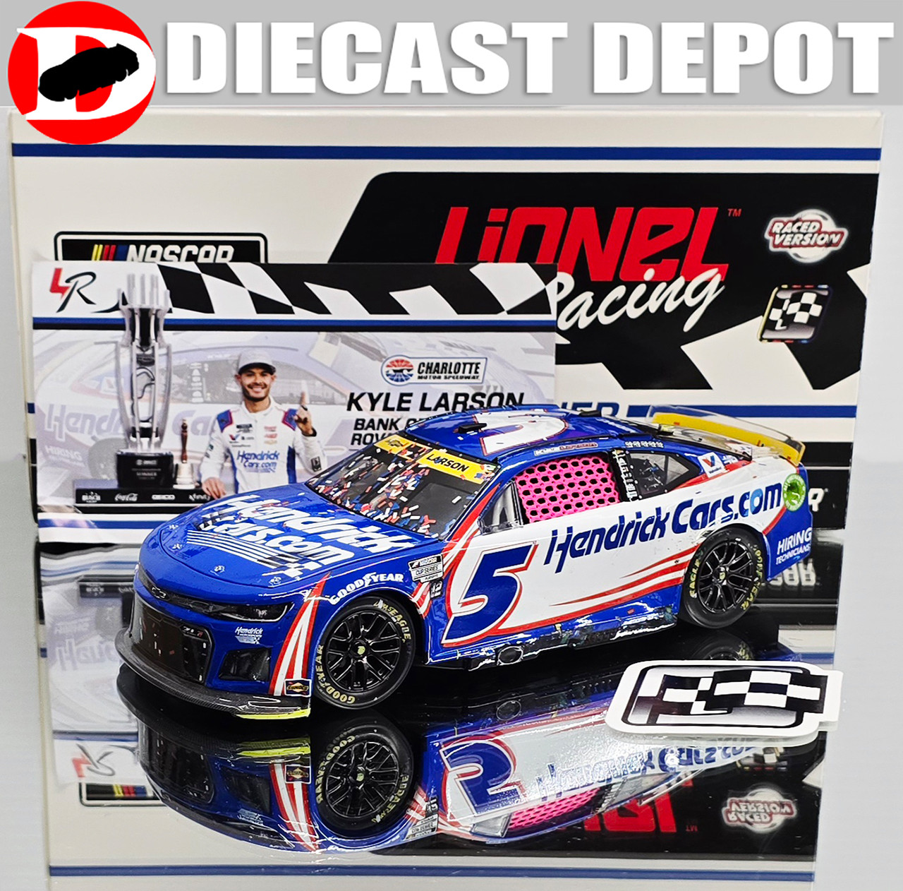 KYLE LARSON 2024 CHARLOTTE ROVAL WIN RACED VERSION 1/24 ARC DIECAST