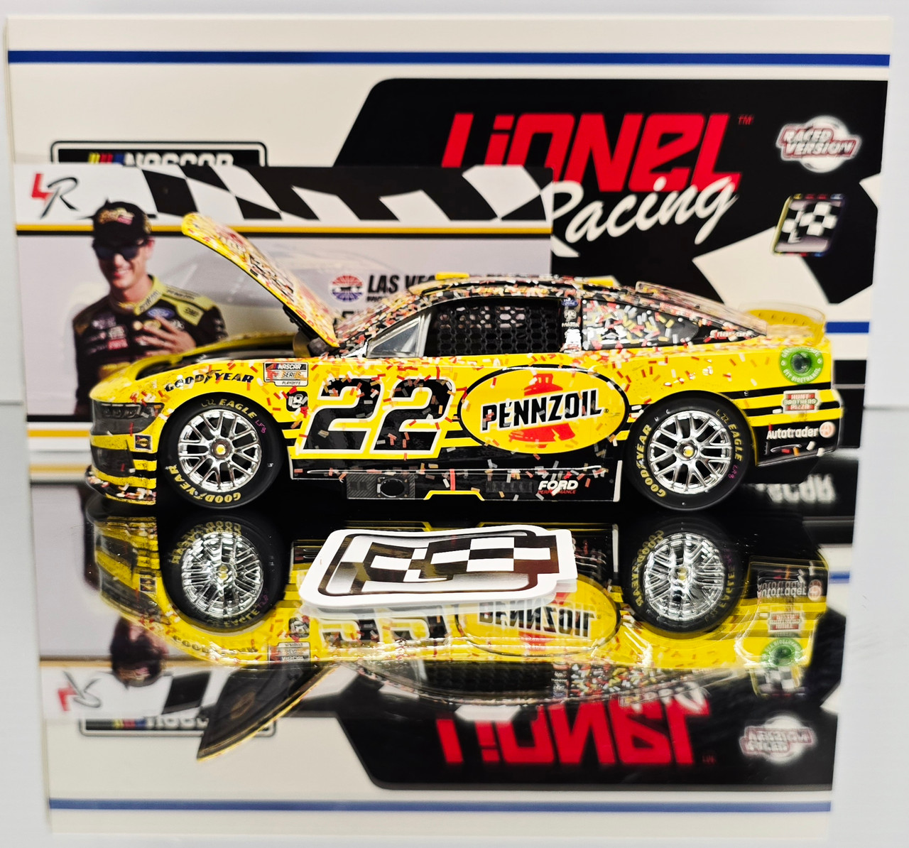 JOEY LOGANO 2024 LAS VEGAS WIN RACED VERSION PENNZOIL 1/24 ARC DIECAST